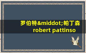 罗伯特·帕丁森 robert pattinson